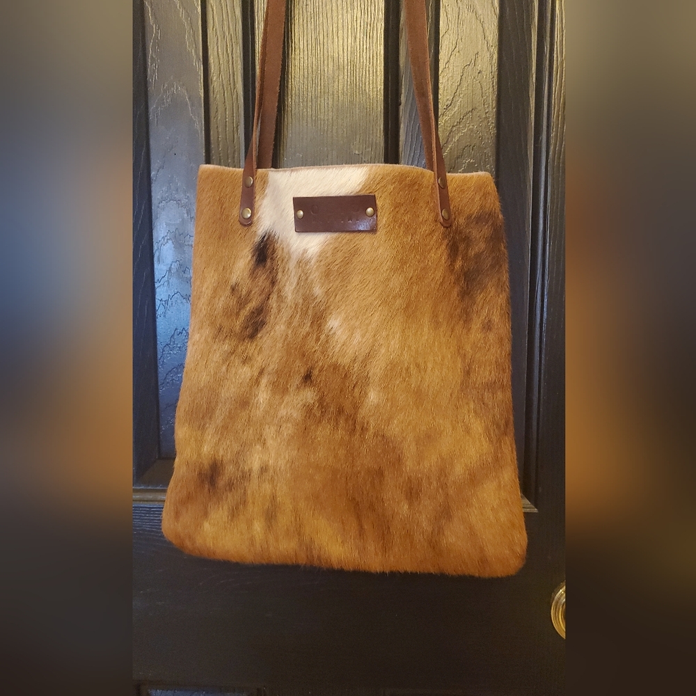 Brown Leather Tote Bag